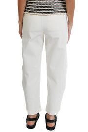 Eli White High Rise Arched Jeans