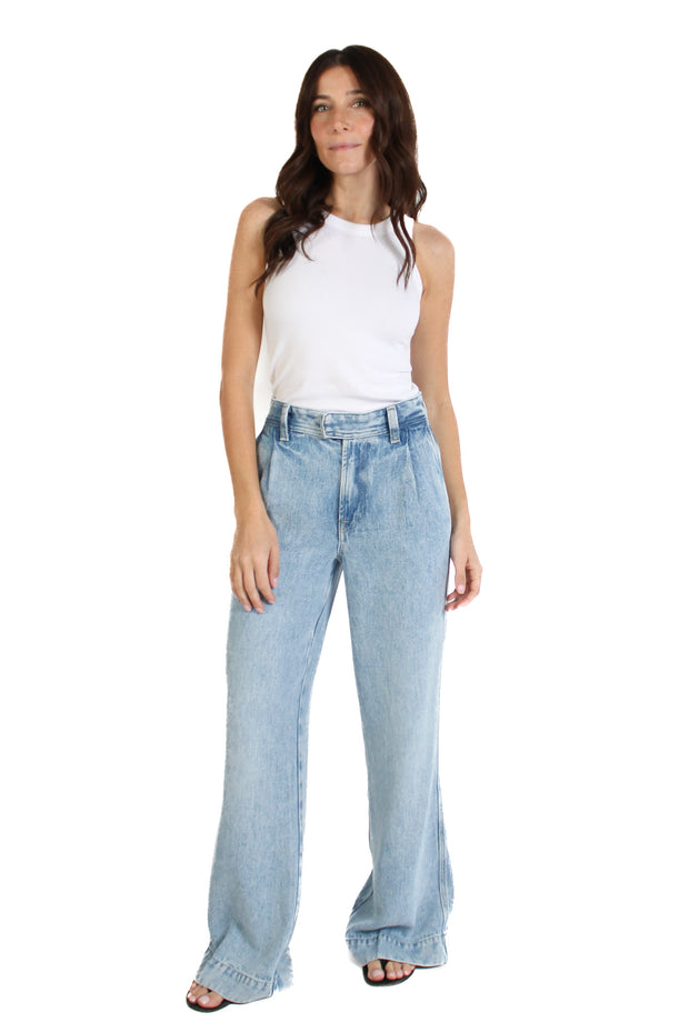 Pleated Trouser Jeans