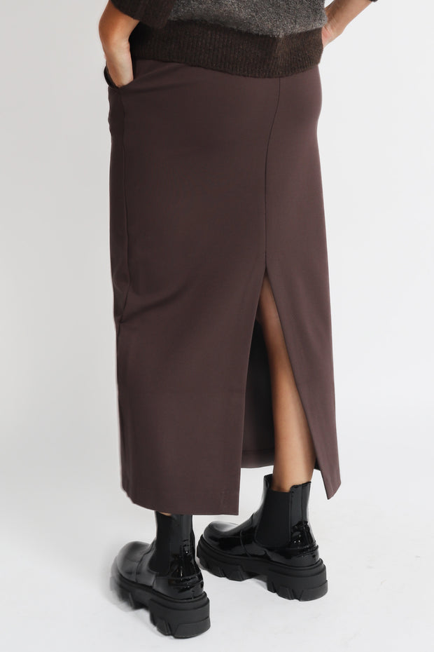 Dark Brown Lowi Long Skirt