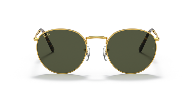 New Gold Round Metal Ray-Bans