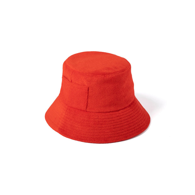 Cherry Terry Wave Bucket Hat