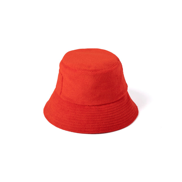 Cherry Terry Wave Bucket Hat