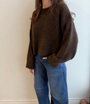 Eva Chocolate Brown Sweater