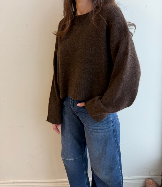Eva Chocolate Brown Sweater