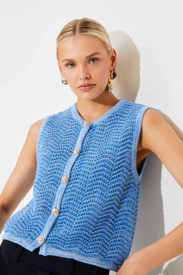 Gemi Blue Vest