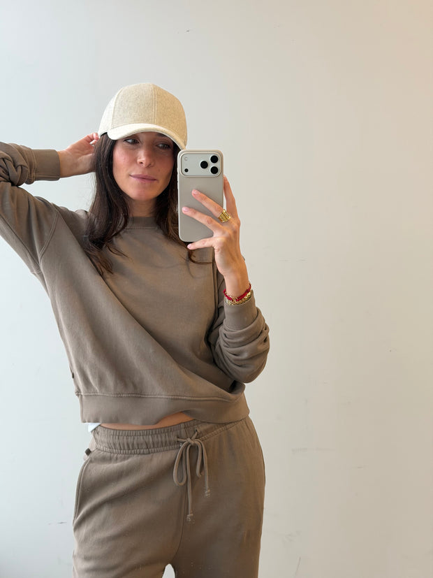 Oat Felt Baseball Hat