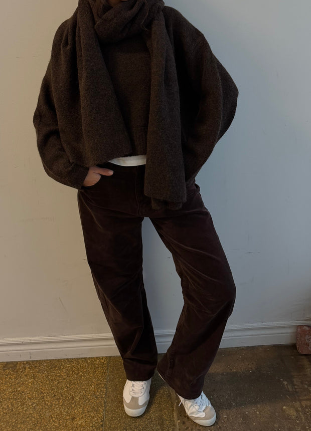 Chocolate Brown Scarf