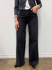 Washed Black Ultra Wide Jean