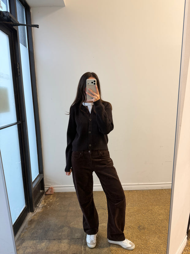 Belle Chocolate Brown Cardigan