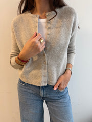 Greige Twist Cardigan