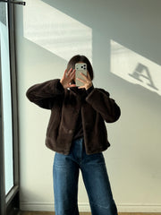 Sheena Espresso Fur Jacket