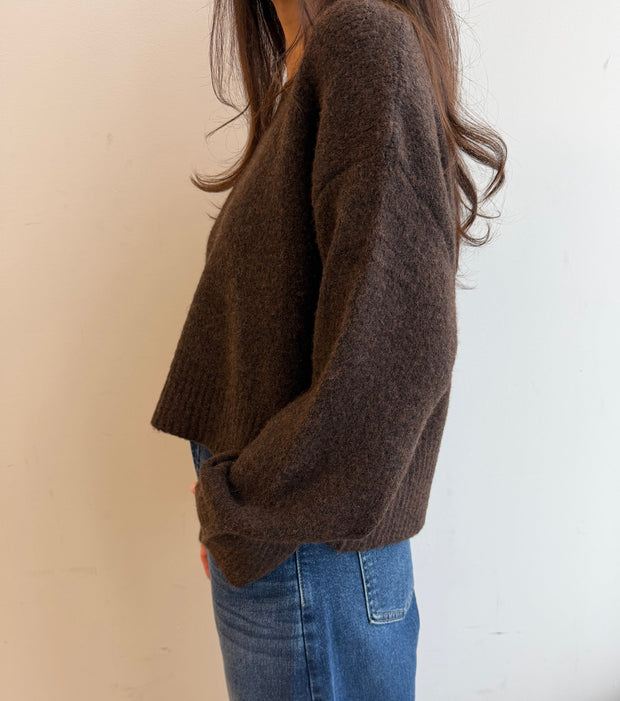 Eva Chocolate Brown Sweater