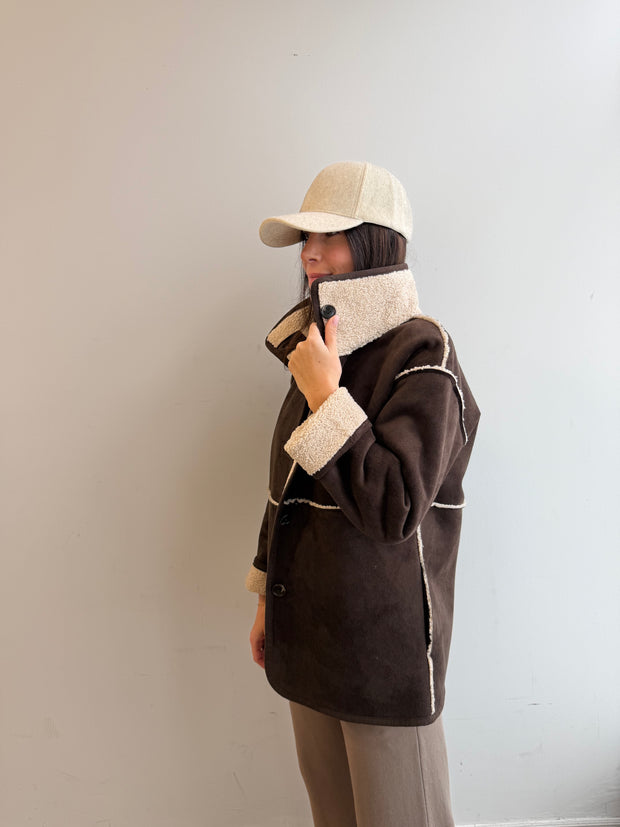 Shona Espresso Sherpa Jacket