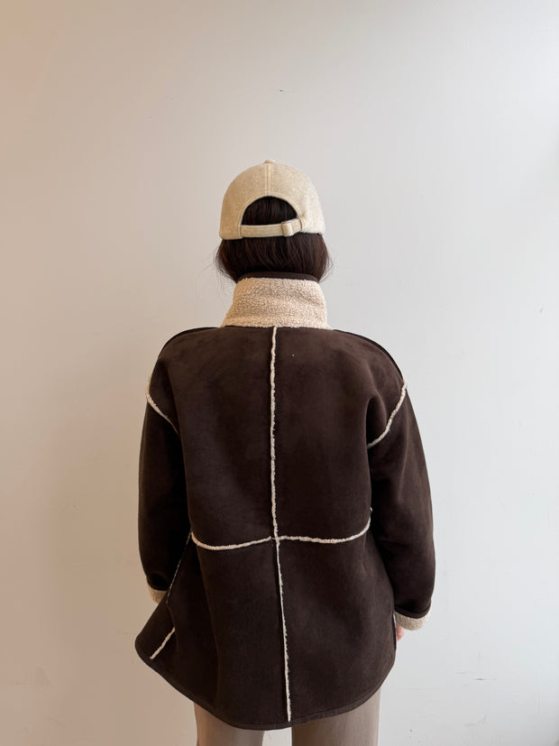 Shona Espresso Sherpa Jacket