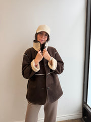 Shona Espresso Sherpa Jacket