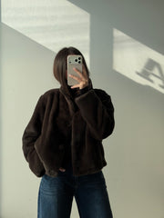 Sheena Espresso Fur Jacket