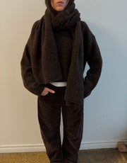 Chocolate Brown Scarf