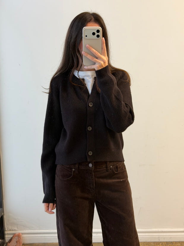 Belle Chocolate Brown Cardigan