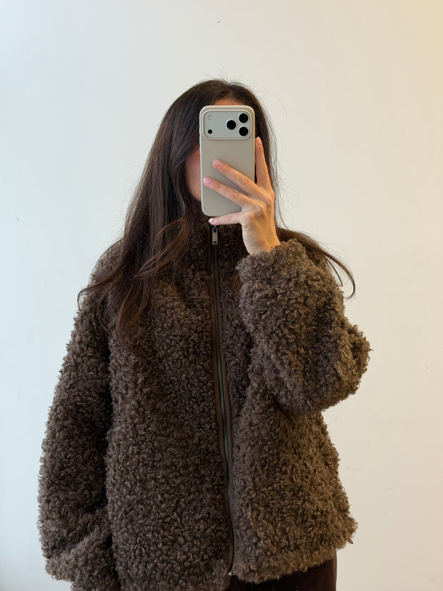 Janna Brown Sherpa Jacket