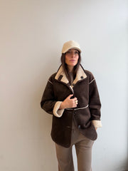 Shona Espresso Sherpa Jacket