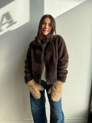 Sheena Espresso Fur Jacket