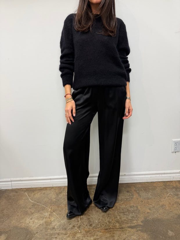 Black Riri Silk Pants