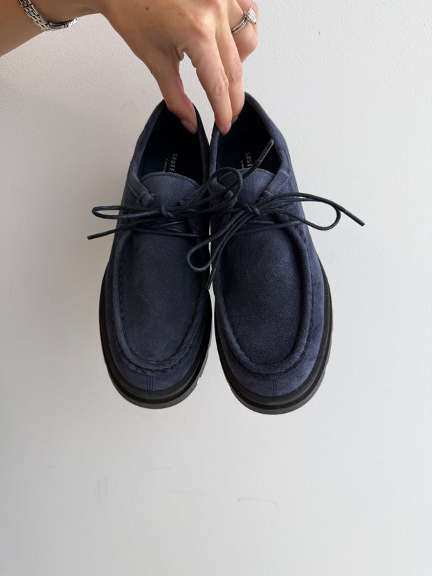 Gill Navy Suede Loafer