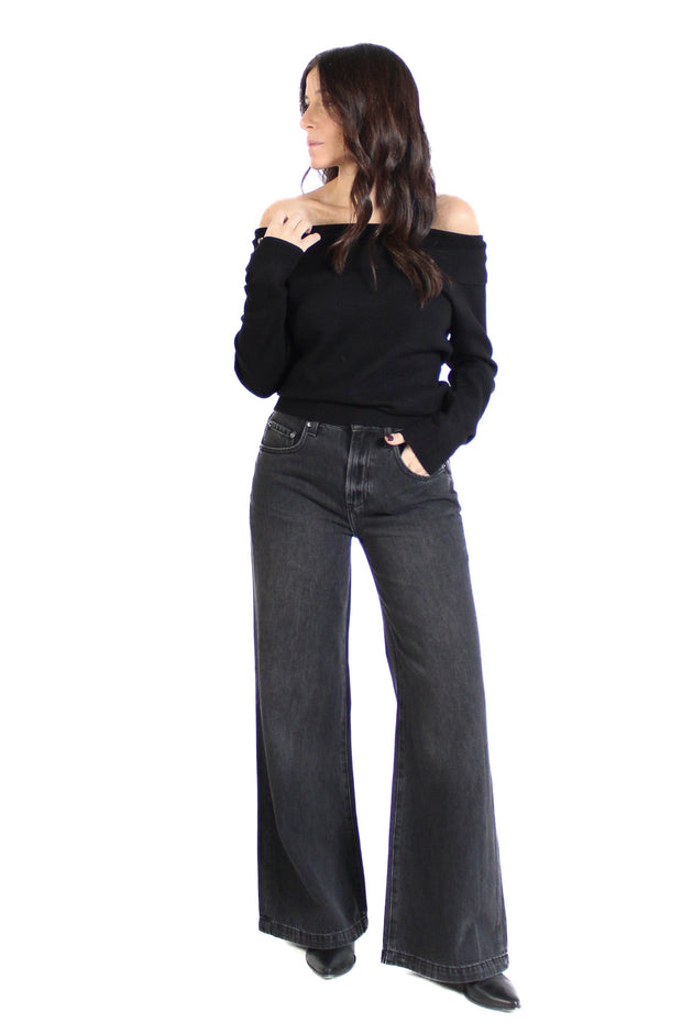 Dark Jadyn Palazzo Jeans