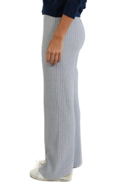 Light Grey Ribbed Knit Pant