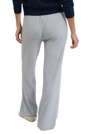 Light Grey Ribbed Knit Pant