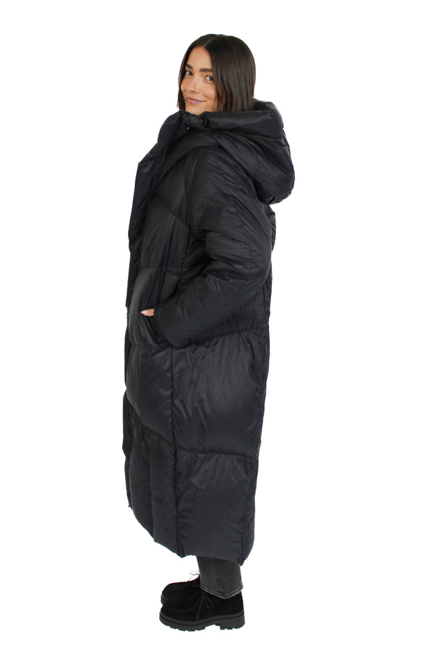Dark Navy Puffer Coat