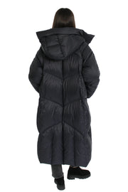 Dark Navy Puffer Coat