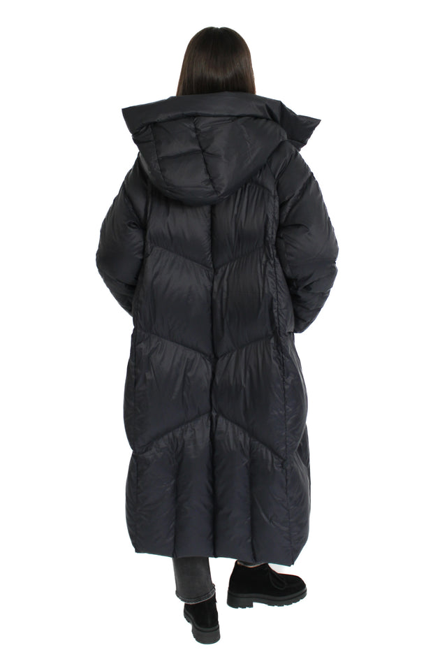 Dark Navy Puffer Coat