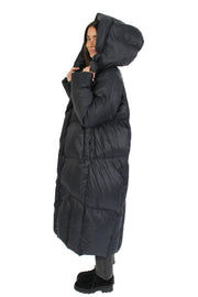 Dark Navy Puffer Coat