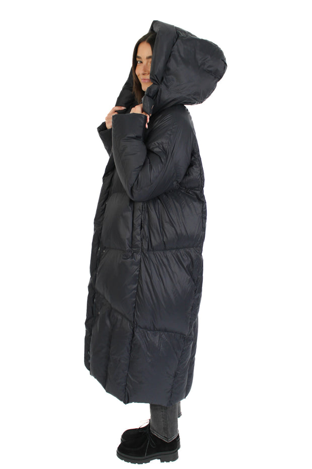 Dark Navy Puffer Coat