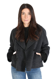 Extreme Grey Peacoat