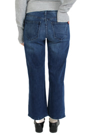 Dark Denim Slim Wide Leg