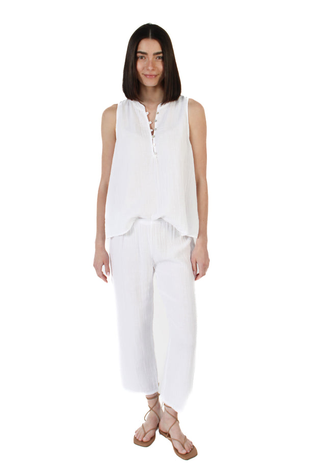 White Gauze Pant