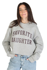 Cropped Collegiate Sweatershirt