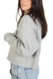 Cropped Collegiate Sweatershirt