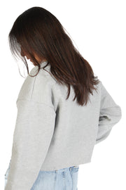 Cropped Collegiate Sweatershirt