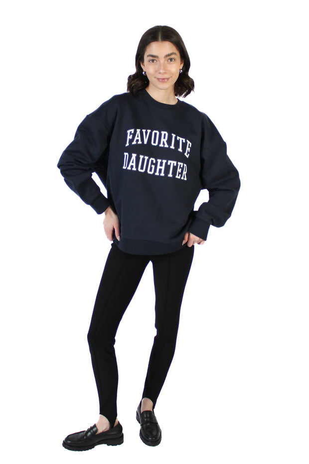 Navy Collegiate Sweatshirt