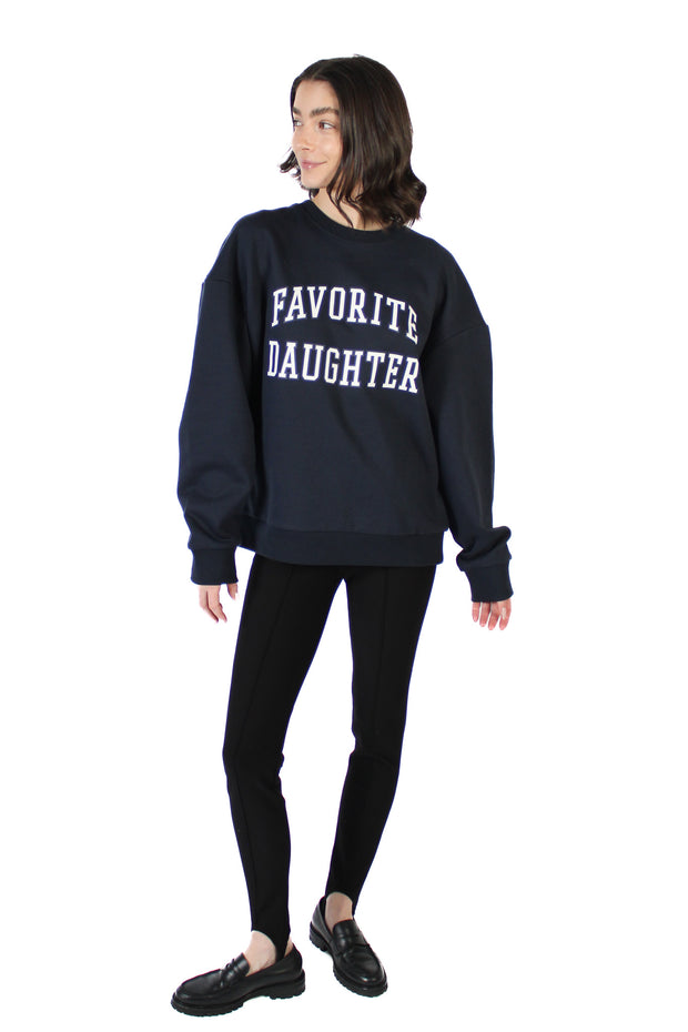 Navy Collegiate Sweatshirt