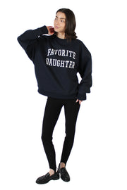 Navy Collegiate Sweatshirt