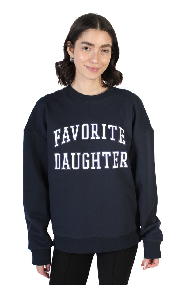 Navy Collegiate Sweatshirt