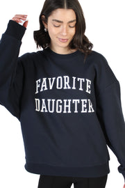 Navy Collegiate Sweatshirt