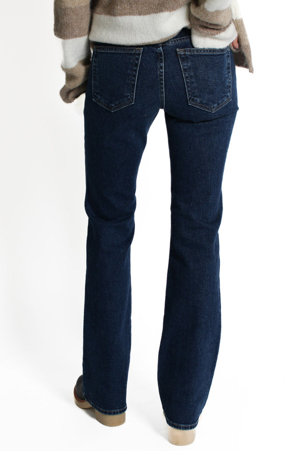 Low Rise Dark Denim Vintage Slim BootCut Jeans