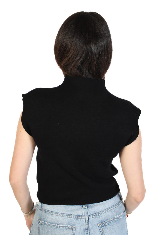 Black Knit Vest