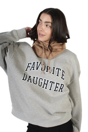 Heather Grey Collegiate Sweatshirt