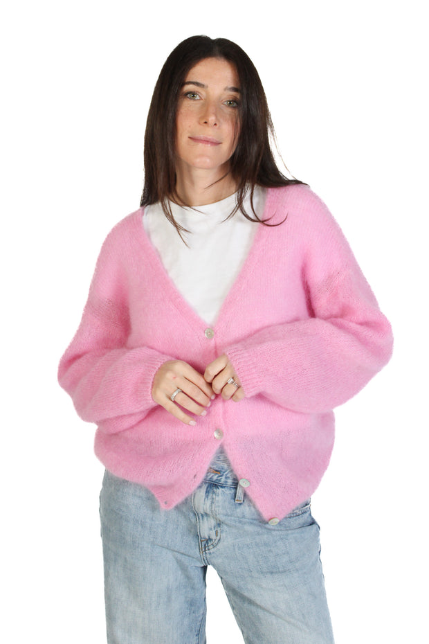 Cornelia Soft Berry Cardigan